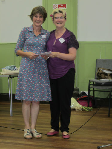 Denman voucher raffle prize winners, Rachel Dodds and Clare Farqhuar