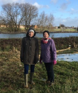 2019-01-27 lubenham walk - tricia and ann
