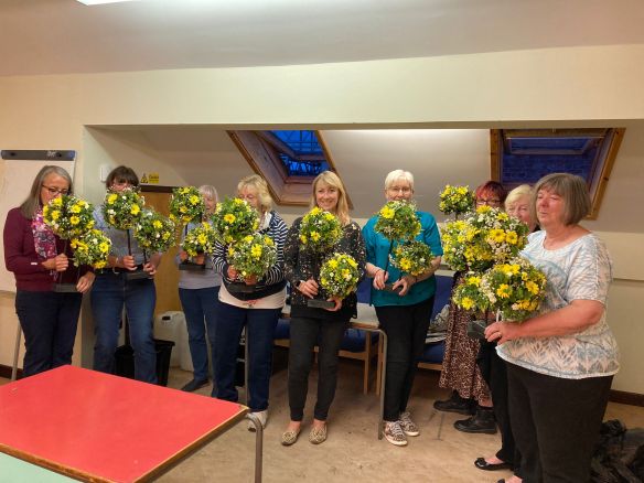 Flower Arranging Group Photo